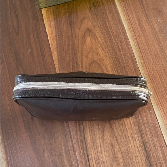 YSL Chocolate Brown Vintage Clutch. B61 - Picture 9 of 12